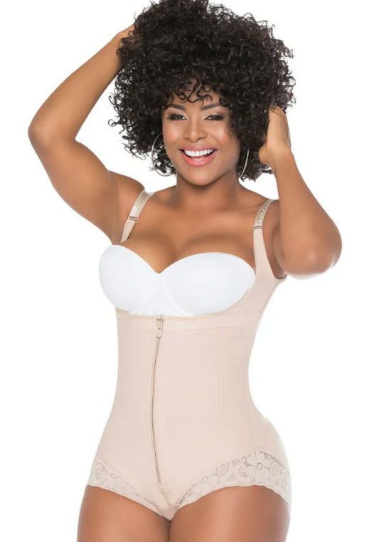 STRAPS FULL BODY SHAPER ZIPPER FAJAS