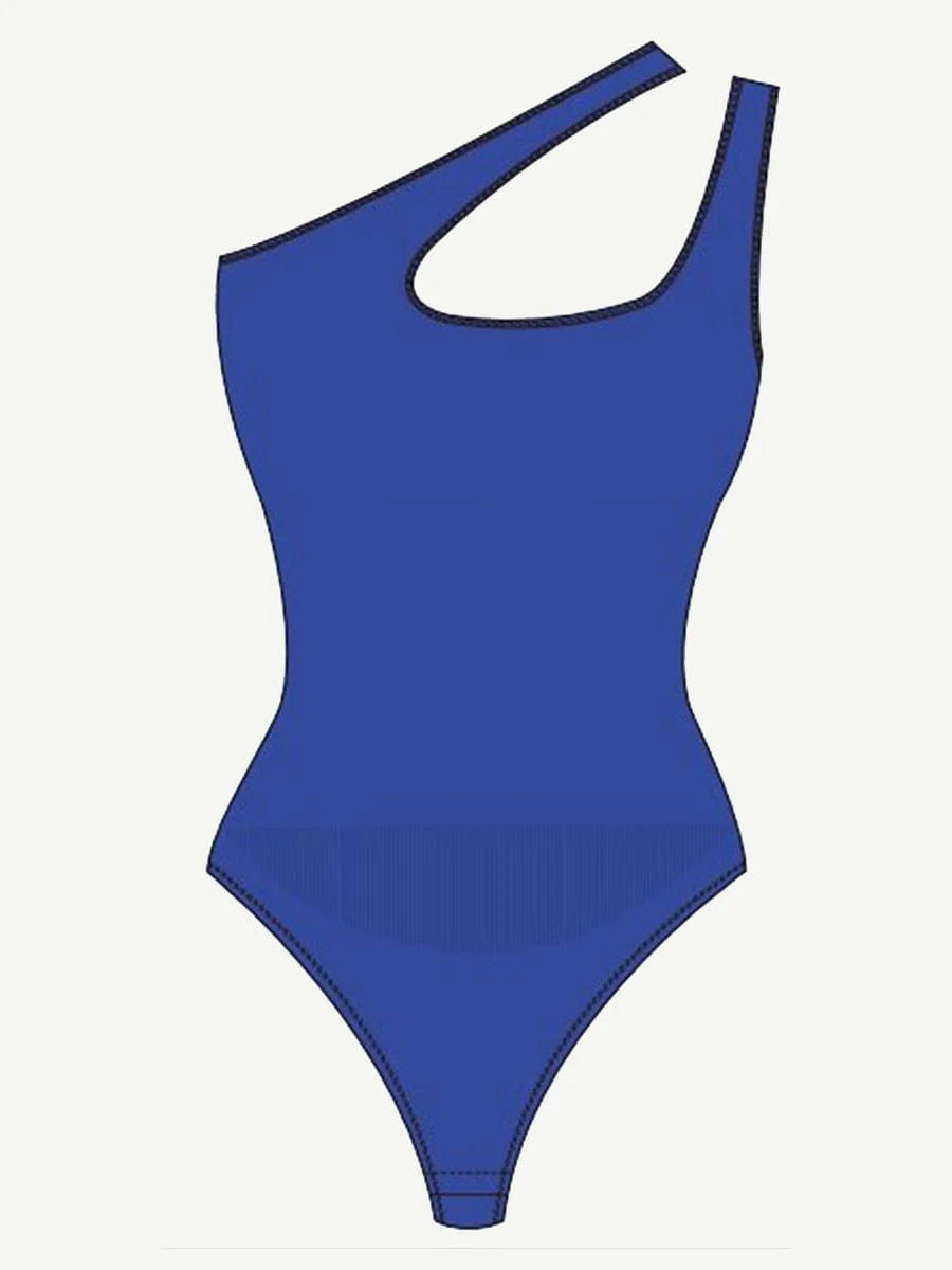 One-shoulder Cut Out bodysuit