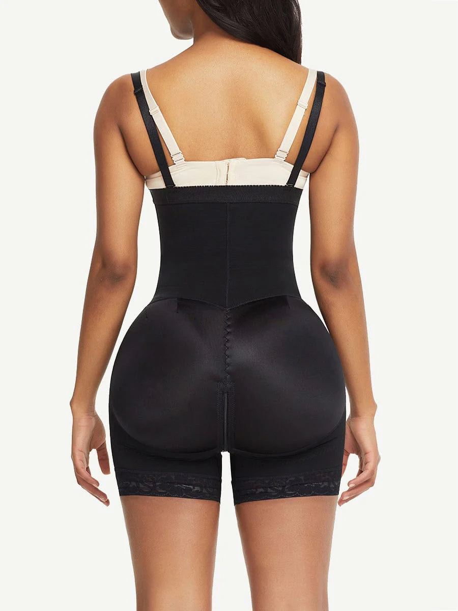 Pretty Detachable Straps Side Zip Faja Body Shaper